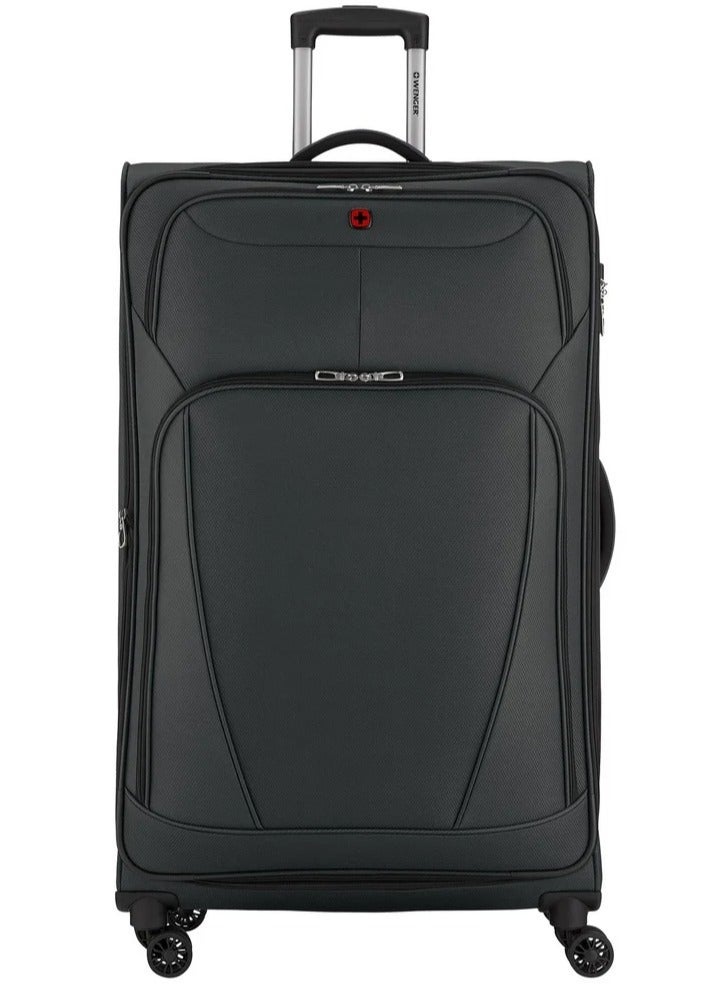 Wenger Beaumont Lite 80 Cm Medium 4-Double Wheeled Softside Expandable Check-In Luggage Trolley Case - Black - Image 1